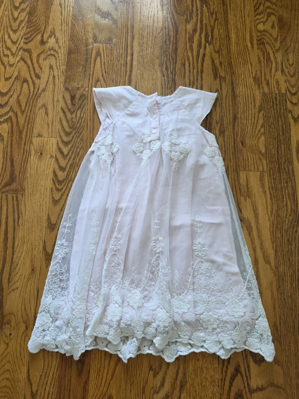 Max Studio Light Pink Cotton Dress Top